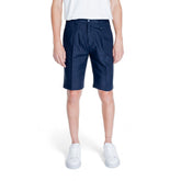Antony Morato Blue Linen Bermuda -   -  Antony Morato.